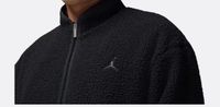 NIKE Jordan Flight Mountainside Men's Fleece Jacket with Stand-Up Collar and Chest Pocket, Fleece Jacket, Transitional Jacket FV7448-010 Black