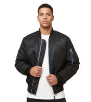 ALPHA INDUSTRIES x zəяo si:x nœf MA-1 Men's Bomber Jacket in Classic Military Design Streetwear Style Autumn Jacket 148151 Black