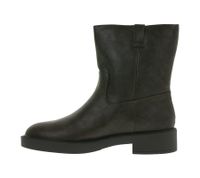 Textured Women's Slip-On Ankle Boots, Winter Boots 936820, Dark Brown