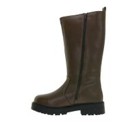 Timeless Women's Faux Leather Winter Boots with Small Platform 921124 Brown