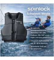 Giubbotto salvagente Spinlock Foil PFD con giubbotto salvagente 35-50 N, giubbotto protettivo, giubbotto di sicurezza, sport acquatici, DW-BA/FBG, nero