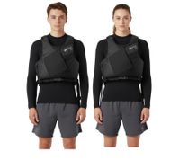 Spinlock WING Schwimm-Weste mit 35–50N Auftriebshilfe Schutzweste Sicherheits-Weste Wassersport Segelweste Jollensegeln, Kajak & Kanadier, SUP DW-BA/SBG Schwarz