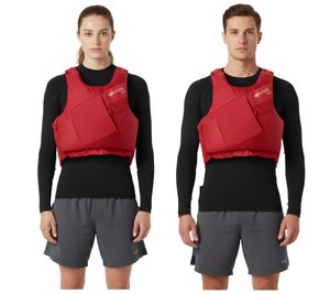 Spinlock WING Schwimm-Weste mit 35–50N Auftriebshilfe Schutzweste Sicherheits-Weste Wassersport DW-BA/SMR Rot