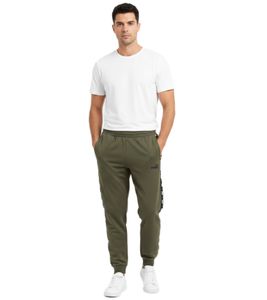 PUMA Regular Fit Herren Jogginghose mit Kordelzug Trainings-Hose Bequem & Sportlich grün