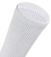 3 Pairs of Circulation-Friendly SOCKSWEAR Diabetic Socks for Women and Men, Cotton Socks with Comfort Cuff 7673244 White