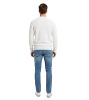 2er Pack schlichter ESPRIT Herren Strick-Pullover Rundhals-Sweater Baumwoll-Pullover Weiß