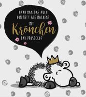 Comfortable sheepworld women's teddy fleece vest with embroidered motif, cozy jacket or pajama set with brand motifs, white or gray