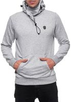 Sportlicher Hoodie für Herren mit cooler Kapuze Sweater Kapuzen-Pullover 19140 Khaki oder Grau