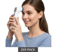 2-Pack Corman Ir-T Medipresteril Infrared Forehead Thermometer, Non-Contact, White