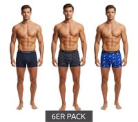12er Sparpack SCOTCH & SODA Herren Boxershorts mit Baumwoll-Stretch Unterwäsche Unterhose SSSP25M166645 Blau, Bunt, Schwarz, Rot