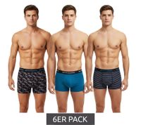 12er Sparpack SCOTCH & SODA Herren Boxershorts mit Baumwoll-Stretch Unterwäsche Unterhose SSSP25M166645 Blau, Bunt, Schwarz, Rot