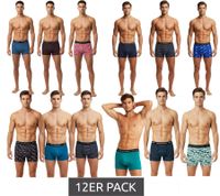 12er Sparpack SCOTCH & SODA Herren Boxershorts mit Baumwoll-Stretch Unterwäsche Unterhose SSSP25M166645 Blau, Bunt, Schwarz, Rot