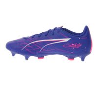Botines de fútbol PUMA ULTRA 5 PLAY MxSG con tacos metálicos fijos. Zapatillas de entrenamiento, deportivas, con cordones y accesorios de fitness. 107904 Verde neón/Azul o Morado/Rosa