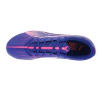 Botines de fútbol PUMA ULTRA 5 PLAY MxSG con tacos metálicos fijos. Zapatillas de entrenamiento, deportivas, con cordones y accesorios de fitness. 107904 Verde neón/Azul o Morado/Rosa