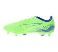 Botines de fútbol PUMA ULTRA 5 PLAY MxSG con tacos metálicos fijos. Zapatillas de entrenamiento, deportivas, con cordones y accesorios de fitness. 107904 Verde neón/Azul o Morado/Rosa