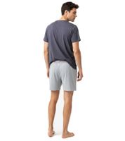 Pyjama court 2 pièces léger SCOTCH & SODA pour homme, en coton, SSSP25M389721-050, bleu foncé/gris