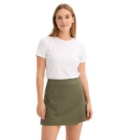 Stylish Women's Mini Skirt with Shorts at the Back 904949 Dark Olive