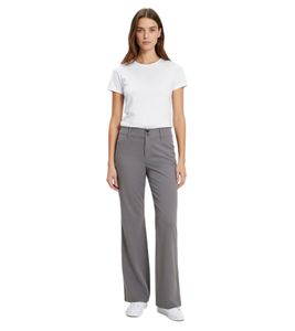 Pantalon évasé à jambes larges pour femme, gris, réf. 973009