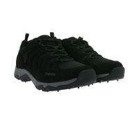 wasserdichte TREKSTA Spike Low Herren Gore-Tex Wander-Schuhe Trekking-Schuhe mit Wechselfußbett Schwarz