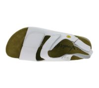 Slip-resistant HSM men's work sandals, ESD-safe, genuine leather shoes, SRA protection class, mules, professional shoes, factory second-hand, B-grade, medical shoes, white