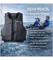 Spinlock Buoyancy Aid with 35-50N Buoyancy Aid - Protective Vest, Safety Vest, Watersports Sailing Vest for Dinghies, Kayaks & Canoes, Wing SUP DW-BA Red or Foil PFD Black