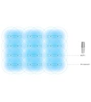 Purificatore d'aria UV Richter, sterilizzatore d'aria, disinfezione UV, purificazione dell'aria, rimozione degli odori, MSP bianco/argento, portatile con connessione USB o fisso con connessione alla rete elettrica