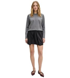 Gonna mini svasata da donna Punto di Roma Business 964069 Nero