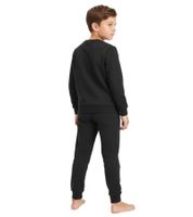 Comoda tuta da jogging PUMA per bambini e bambine, set da 2 pezzi: pantaloni della tuta, maglione girocollo, set in cotone 627915 01 Nero