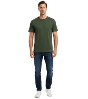 Hochwertiges 5er Pack SCOTCH & SODA Crew Neck Herren T-Shirt Basic-Shirt Unterziehshirt Baumwoll-Shirt SSFA25M2312806 019 Schwarz/Weiß/Grün