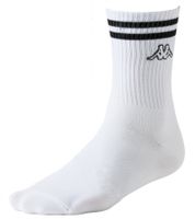 60 Paar Kappa Tennis-Socken Baumwoll-Strümpfe mit Markendruck Alltags-Socken 371E7JW A00 Weiß