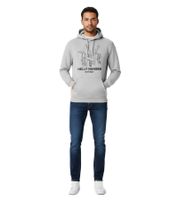 Helly Hansen Manchester Graphic Herren Hoodie Baumwoll-Pullover mit Kapuze Sweat-Pullover 78380 970 Grau