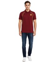 PUMA X Scuderia Ferrari Race Men's Short-Sleeve Polo Shirt, Cotton, Motorsport Shirt 701231829 002 Red