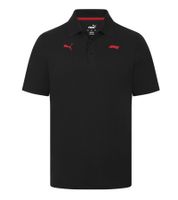 PUMA X F1 Men's Short-Sleeve Polo Shirt, Cotton Shirt with Formula 1 Logo, Motorsport Shirt 701228330 001 Black