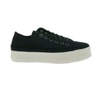 Converse Chuck Taylor All Star Espadrille da donna con intersuola in juta lavorata a maglia, scarpe basse 567685C nere