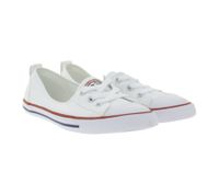 Converse Chuck Taylor All Star Ballet Lace, scarpe da ginnastica da donna con suola vulcanizzata antiscivolo, scarpe casual, 549397C, bianco