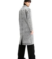 Manteau en jean tendance pour femme, veste de printemps ample, manteau en coton gris délavé 937002