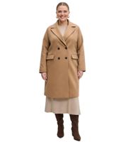Manteau femme 2-en-1 pratique avec manches amovibles, gilet d'automne, polaire éco-responsable 966584 Marron Noyer