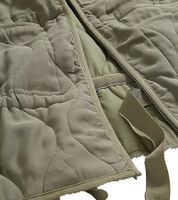 Veste matelassée éco-responsable pour femme, coupe ample, avec poches plaquées, référence 961109 Verte