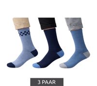 30 Paar SCOTCH & SODA Herren Terry-Crew-Socken Alltags-Strümpfe Baumwoll-Socken Größe 41-46 Business-Socken SS43491 in Navy/Blau/Hellblau oder Dunkelgrau/Grau/Weiß