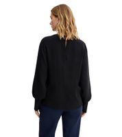 Elegante camicetta da donna in misto viscosa con una leggera lucentezza - Camicia estiva 929082 Nero