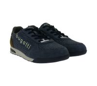 Bugatti Trevor, sneaker stringate da uomo con logo stampato, scarpe da città 321A3801-5000 blu