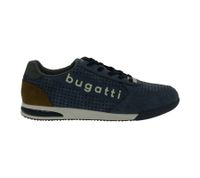 Bugatti Trevor, sneaker stringate da uomo con logo stampato, scarpe da città 321A3801-5000 blu