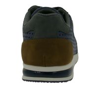 Bugatti Trevor, sneaker stringate da uomo con logo stampato, scarpe da città 321A3801-5000 blu