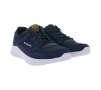 Bugatti Trevor Sneakers basse da uomo, scarpe stringate con stampa del logo, scarpe da città 343-AFA11-6900 Blu