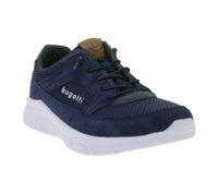 Bugatti Trevor Sneakers basse da uomo, scarpe stringate con stampa del logo, scarpe da città 343-AFA11-6900 Blu
