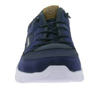 Bugatti Trevor Sneakers basse da uomo, scarpe stringate con stampa del logo, scarpe da città 343-AFA11-6900 Blu