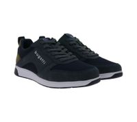 Bugatti Sneakers basse da uomo, scarpe stringate con inserti in mesh, scarpe da città 323-30704-5000 Blu scuro