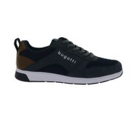 Bugatti Sneakers basse da uomo, scarpe stringate con inserti in mesh, scarpe da città 323-30704-5000 Blu scuro