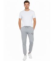 Confezione da 2 pantaloni da jogging/tuta da uomo VINSON con logo VINSON, cotone, grigio