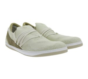 minimalistische GROUNDIES Barfußschuhe Osaka Herren Low-Top Sneaker mit TrueSense Sohle Schnür-Schuhe GND-280262-03 Beige
